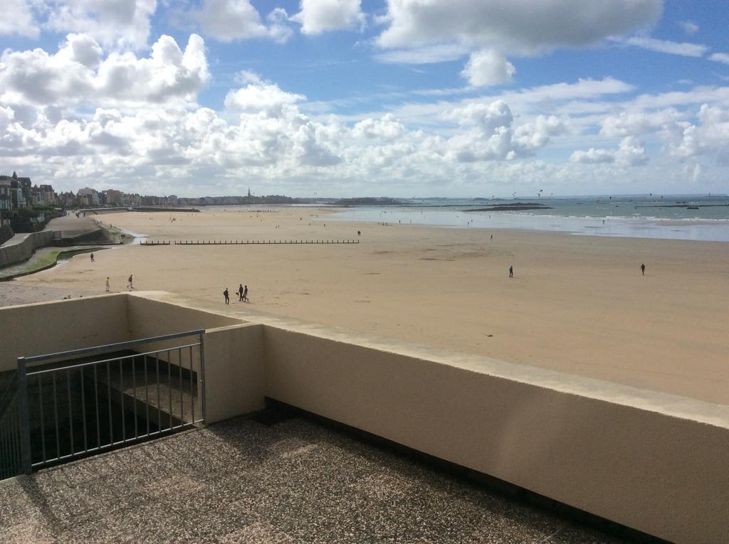 Bel Horizon, Au Pied De La Plage Du Sillon 圣马洛 外观 照片
